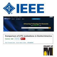 Comparison of UTC realizations in Central America